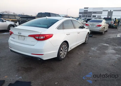 2017 Hyundai Sonata Sport z USA, uszkodzony, nr VIN 5NPE34AF2HH585010